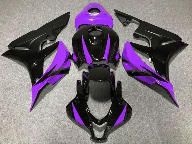 Purchase 2007-2008 Honda CBR600RR Motorcycle Fairings - Purple Glossy Black Matte Black Canada