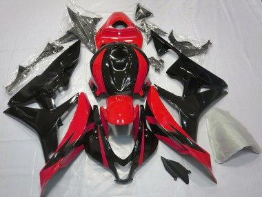 Purchase 2007-2008 Honda CBR600RR Motorcycle Fairings - Red Glossy Black OEM Style Canada