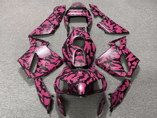 2003-2004 Honda CBR600RR Motorcycle Fairings - Red Black Camouflage Canada