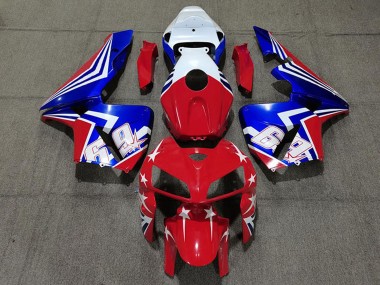 Purchase 2005-2006 Honda CBR600RR Motorcycle Fairings - White Red Blue 69 Canada