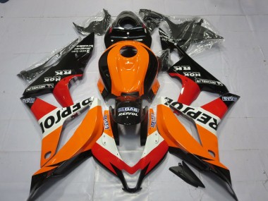 Purchase 2007-2008 Honda CBR600RR Motorcycle Fairing - Orange White Red Glossy Black Repsol Canada