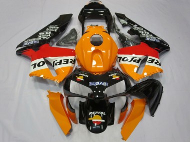 Purchase 2003-2004 Honda CBR600RR Complete Motorcycle Fairings - Orange White Red Glossy Black Repsol Canada
