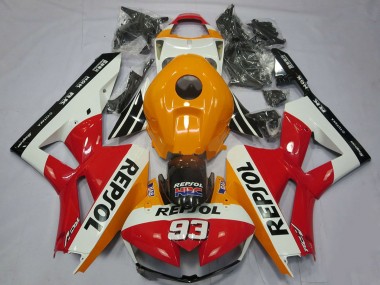 Purchase 2013-2023 Honda CBR600RR Motorcycle Fairings - Orange White Red Glossy Black Repsol 93 Canada