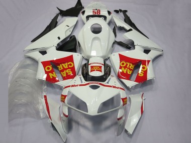 Purchase 2005-2006 Honda CBR600RR Motorcycle Fairings - White Red Yellow San Carlo 58 Canada