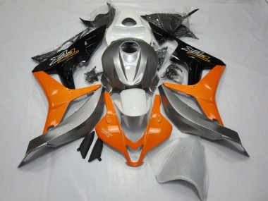 Purchase 2007-2008 Honda CBR600RR Motorcycle Fairings - Silver Orange Glossy Black Canada