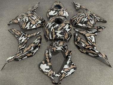 Purchase 2009-2012 Honda CBR600RR Motorcycle Fairings - Tan Silver Camouflage Canada