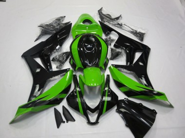 Purchase 2007-2008 Honda CBR600RR Motorcycle Fairings - Green Glossy Black Canada
