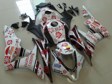 Purchase 2007-2008 Honda CBR600RR Motorcycle Fairings - White Red Black Nastro Azzurro Canada