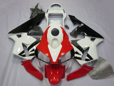Purchase 2003-2004 Honda CBR600RR Motorcycle Fairing - White Red Glossy Black Canada