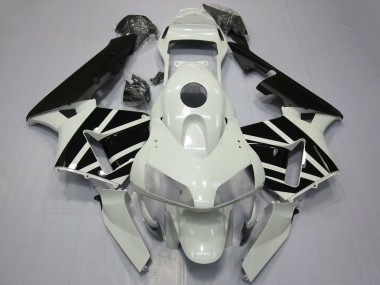 Purchase 2003-2004 Honda CBR600RR Motorcycle Fairings - White Glossy Black OEM Style Canada