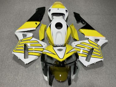 Purchase 2005-2006 Honda CBR600RR Motorcycle Fairings - Yellow and White Wings Canada
