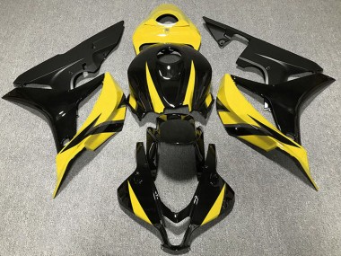 Purchase 2007-2008 Honda CBR600RR Motorcycle Fairings - Yellow Glossy Black Matte Black Canada