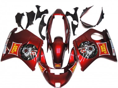 Purchase 1996-2007 Honda CBR1100XX Blackbird Motorcycle Fairings - Red Yellow San Carlo Canada
