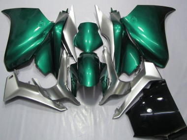Purchase 2010-2014 Honda VFR 1200 Motorcycle Fairings - Silver Seafoam Green Canada