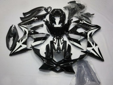 Purchase 2009-2016 Suzuki GSXR 1000 Motorcycle Fairings - Glossy Black and White Canada