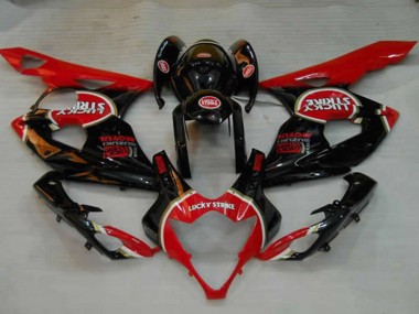 Purchase 2005-2006 Suzuki GSXR 1000 Motorcycle Fairings - Glossy Black Red White Lucky Strike Canada