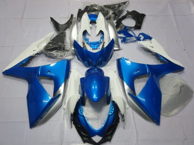Purchase 2009-2016 Suzuki GSXR 1000 Motorcycle Fairings - Blue White Canada