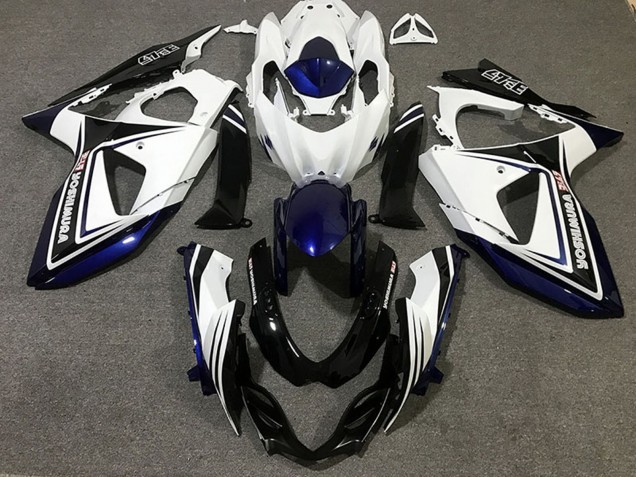 2009-2016 Suzuki GSXR 1000 Motorcycle Fairings - Blue White Black Canada