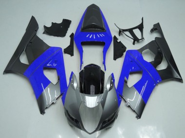 Purchase 2003-2004 Suzuki GSXR 1000 Motorcycle Fairings - Blue Silver Black Canada