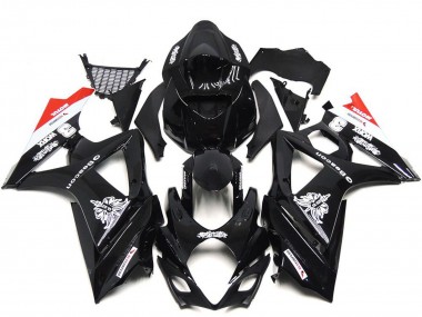 Purchase 2007-2008 Suzuki GSXR 1000 Motorcycle Fairings - Glossy Black White Red Canada