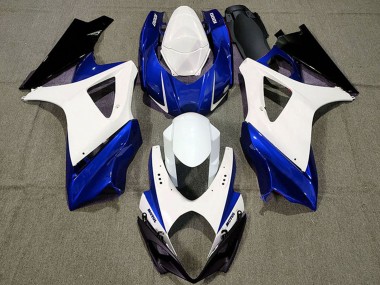Purchase 2007-2008 Suzuki GSXR 1000 Motorcycle Fairings - White Blue Black Canada