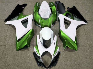 Purchase 2007-2008 Suzuki GSXR 1000 Motorcycle Fairings - White Green Black Canada