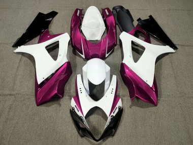 Purchase 2007-2008 Suzuki GSXR 1000 Motorcycle Fairings - White Pink Black Canada