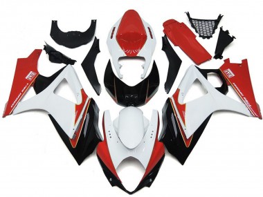 Purchase 2007-2008 Suzuki GSXR 1000 Motorcycle Fairings - White Red Black Canada