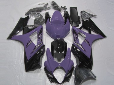 Purchase 2007-2008 Suzuki GSXR 1000 Motorcycle Fairings - Dark Purple Glossy Black Canada