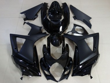 Purchase 2007-2008 Suzuki GSXR 1000 Motorcycle Fairing - Glossy Black Matte Black Canada