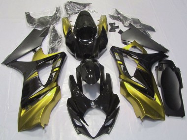 Purchase 2007-2008 Suzuki GSXR 1000 Motorcycle Fairings - Glossy Black Yellow Canada
