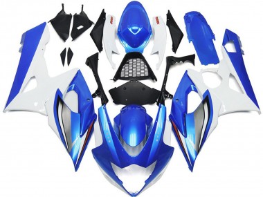 Purchase 2005-2006 Suzuki GSXR 1000 Motorcycle Fairings - White Blue Canada
