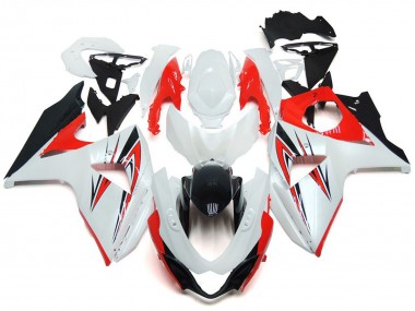 Purchase 2009-2016 Suzuki GSXR 1000 Motorcycle Fairing - White Red Black Canada