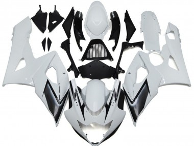 Purchase 2005-2006 Suzuki GSXR 1000 Motorcycle Fairings - Glossy White Silver Black Canada