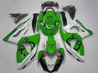 Purchase 2009-2016 Suzuki GSXR 1000 Motorcycle Fairings - White Green Go Fun Canada