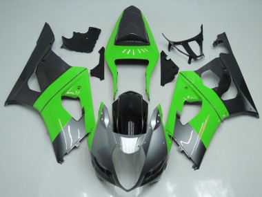 Purchase 2003-2004 Suzuki GSXR 1000 Motorcycle Fairings - Green Silver Black Canada