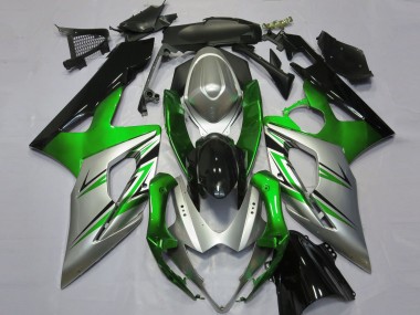 Purchase 2005-2006 Suzuki GSXR 1000 Motorcycle Fairings - Green Silver Black Canada