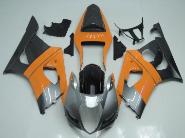 Purchase 2003-2004 Suzuki GSXR 1000 Motorcycle Fairings - Light Orange Silver Black Canada