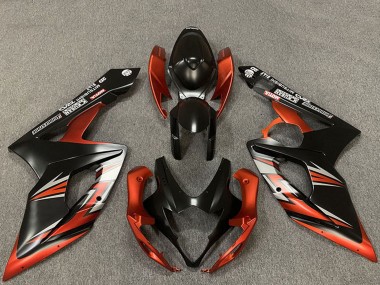 Purchase 2005-2006 Suzuki GSXR 1000 Motorcycle Fairings - Matte Black Orange Canada