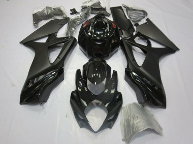 Purchase 2007-2008 Suzuki GSXR 1000 Motorcycle Fairings - Glossy Black Matte Black Canada