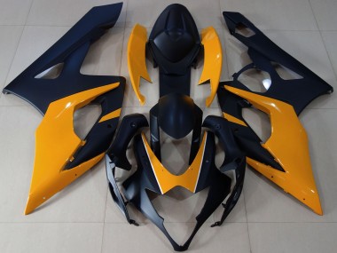 Purchase 2005-2006 Suzuki GSXR 1000 Motorcycle Fairings - Matte Black Light Orange Canada