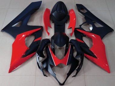 Purchase 2005-2006 Suzuki GSXR 1000 Motorcycle Fairings - Matte Black Red Canada