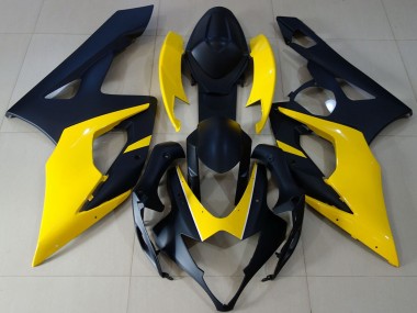 Purchase 2005-2006 Suzuki GSXR 1000 Motorcycle Fairings - Matte Black Yellow Canada