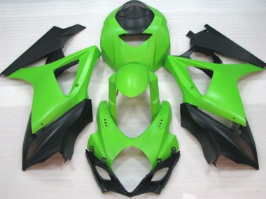 Purchase 2007-2008 Suzuki GSXR 1000 Motorcycle Fairings - Green Matte Black Canada
