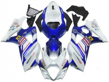 Purchase 2007-2008 Suzuki GSXR 1000 Motorcycle Fairings - White Blue Red Yellow Canada