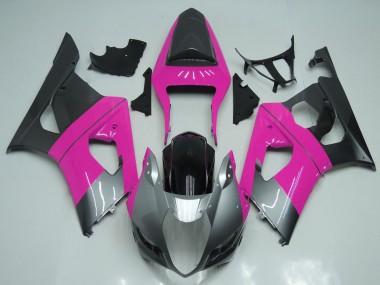Purchase 2003-2004 Suzuki GSXR 1000 Motorcycle Fairings - Pink Silver Black Canada