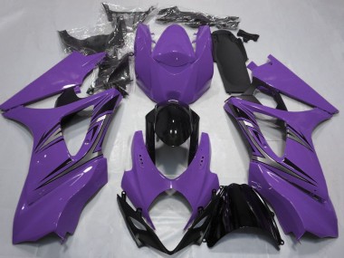 Purchase 2007-2008 Suzuki GSXR 1000 Motorcycle Fairings - Purple Glossy Black OEM Style Canada