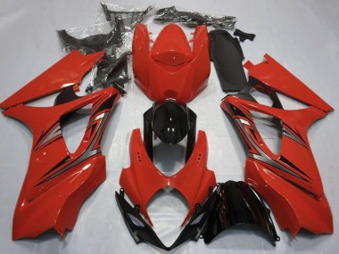 Purchase 2007-2008 Suzuki GSXR 1000 Motorcycle Fairings - Red Glossy Black OEM Style Canada