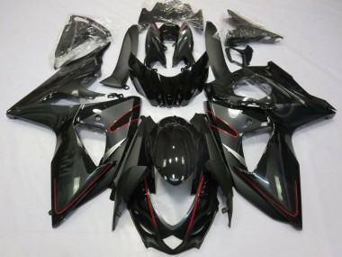Purchase 2009-2016 Suzuki GSXR 1000 Motorcycle Fairings - Glossy Black Red Canada