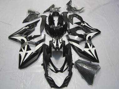 Purchase 2009-2016 Suzuki GSXR 1000 Motorcycle Fairings - Black White Canada